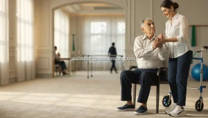 خدمات توانبخشی و فیزیوتراپی در خانه سالمندان